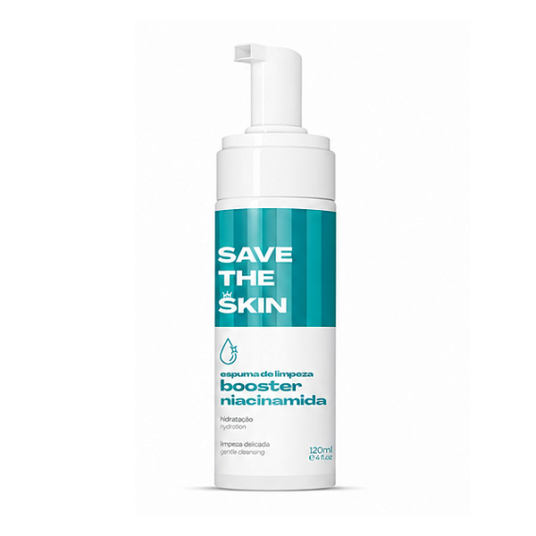 BOOSTER NIACINAMIDA ESPUMA DE LIMPEZA 120ML SAVE THE SKIN - SMART