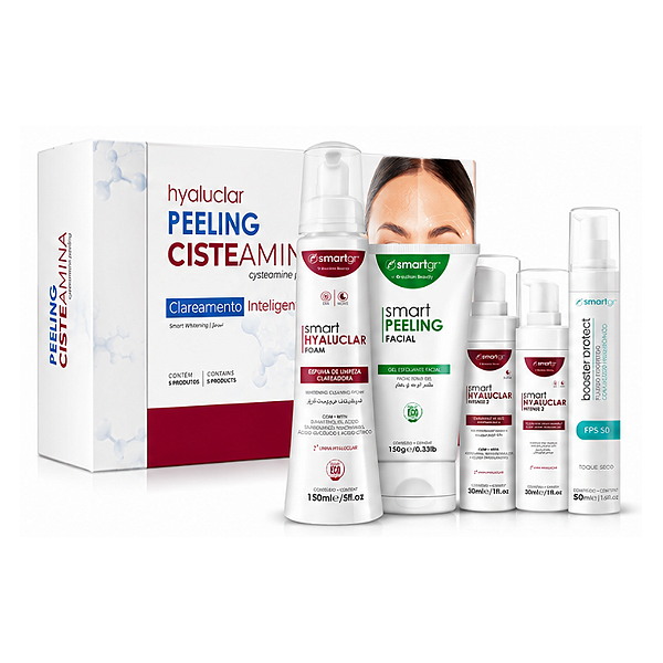 KIT  PEELING CISTEAMINA PROGRAMA DE CLAREAMENTO CUTANEO - SMART