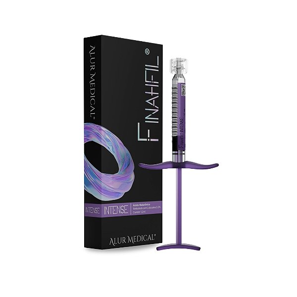 FINAHFIL INTENSE PREENCHEDOR ACIDO HIALURONICO PROJECAO MEDIA E PROFUNDA 1,2ML C/ MICROCANULA 22G - ALUR