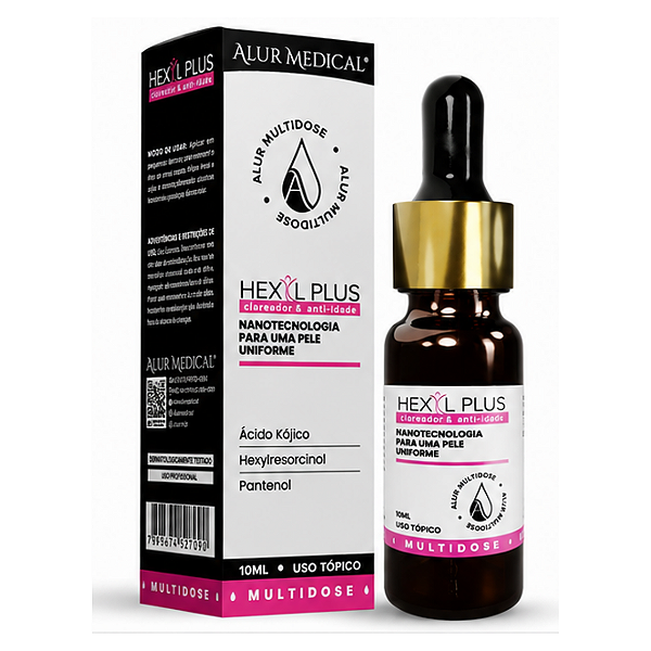 MULTIDOSE HEXYL PLUS CLAREADOR E ANTI IDADE 10ML