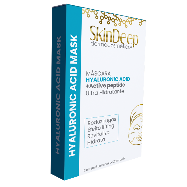SKINDEEP HYALURONIC ACID MASK FACIAL ULTRA HIDRATANTE - CX/5 - ALUR