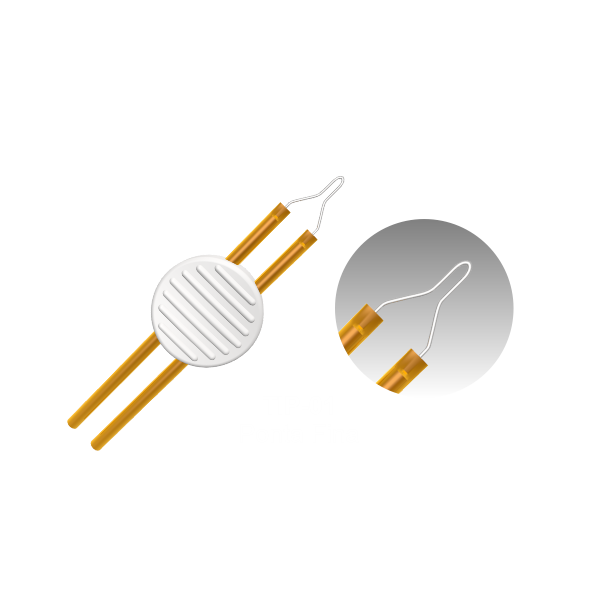 PONTEIRA DESCARTAVEL TIP-01 FINA P/ BISTURI ELETRICO ENER PEN - CX/03