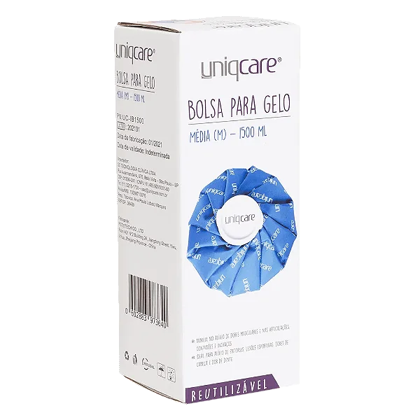 BOLSA FLEXIVEL DE GELO 1500ML - UNIQCARE