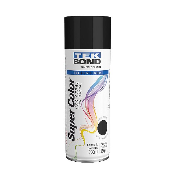 TINTA SPRAY PRETO FOSCO 350ML