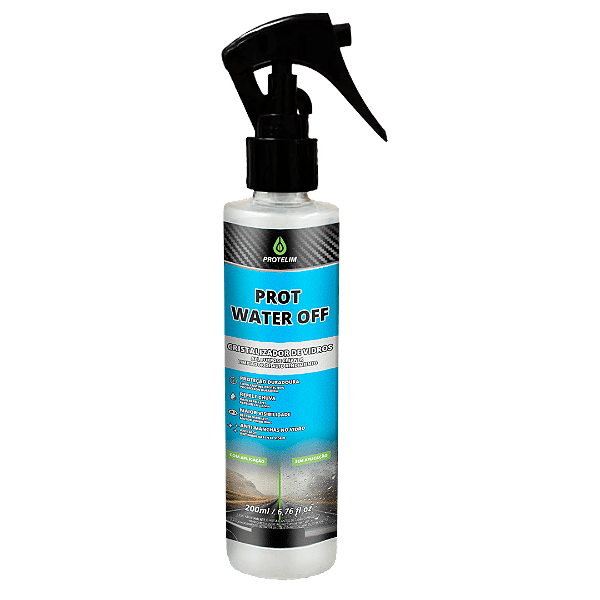 PROT WATER OFF - CRISTALIZADOR DE VIDROS 200ML