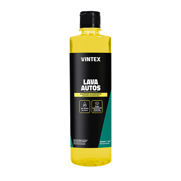 LAVA AUTOS PH NEUTRO– LIMPA, PROTEGE E DÁ BRILHO SEM AGREDIR A PINTURA/VINTEX