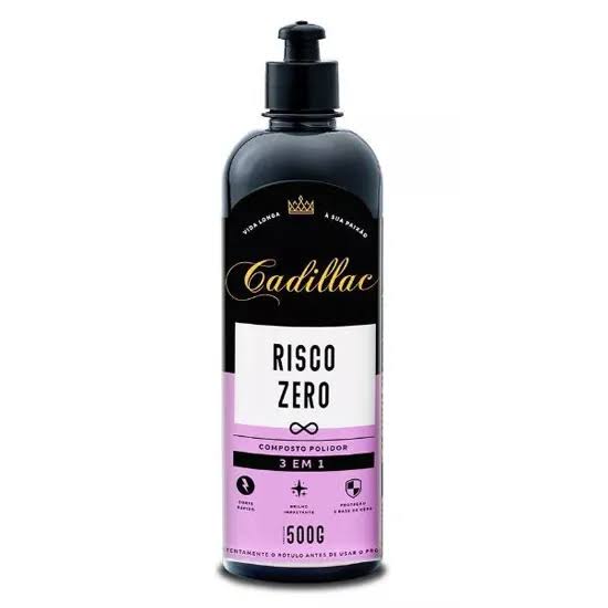 RISCO ZERO 3 EM 1- COMPOSTO POLIDOR CADILLAC 500G