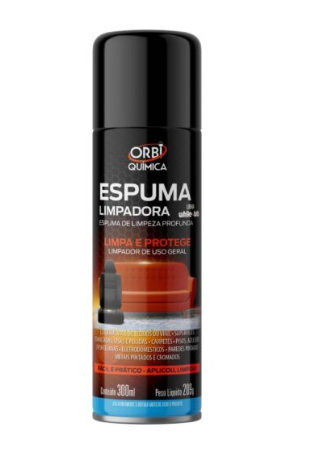 ESPUMA LIMPADORA 300ML ORBI QUIMICA