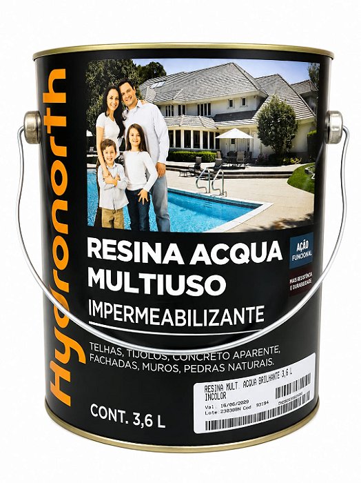 RESINA MULTIUSO ACQUA BRILHANTE 3,6L