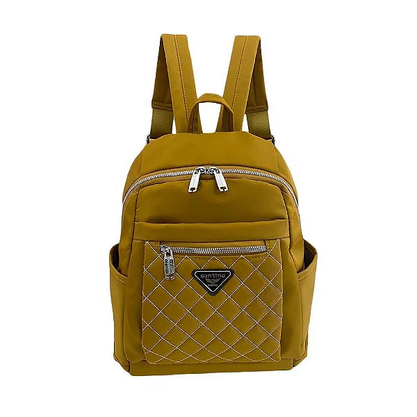 Bolsa Mochila Santino Mirah - Amarela