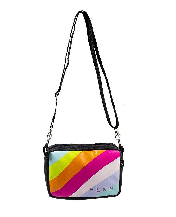 Bolsa Transversal Uatt Frases Cores e Amores Curta o Seu Dia