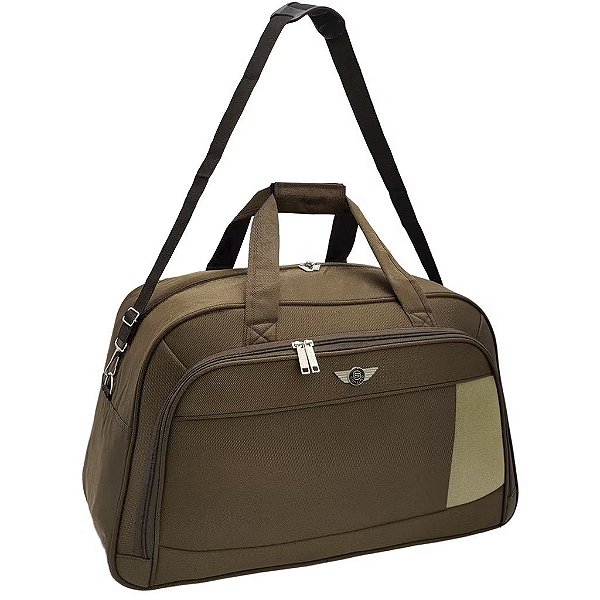 Bolsa de Viagem Grande Santino Roma SLS2G - Marrom