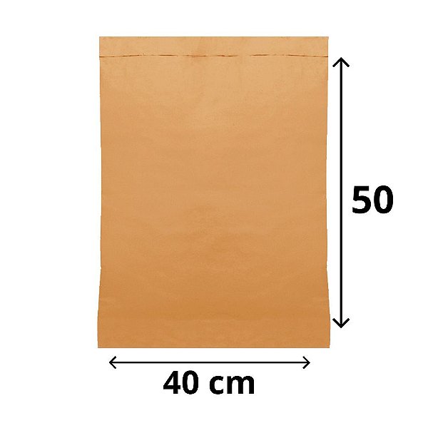 25 Unidades Envelope Kraft Grande 40 x 50 cm Com Aba Adesivada