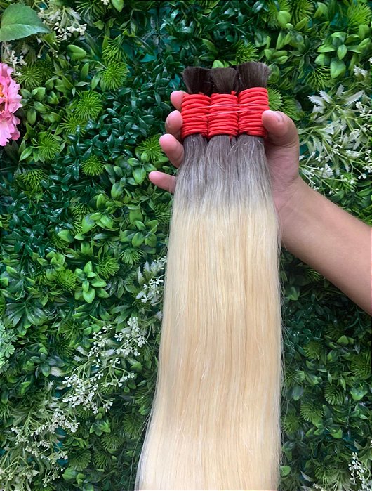 50g Loiro Raiz Esfumada 75cm