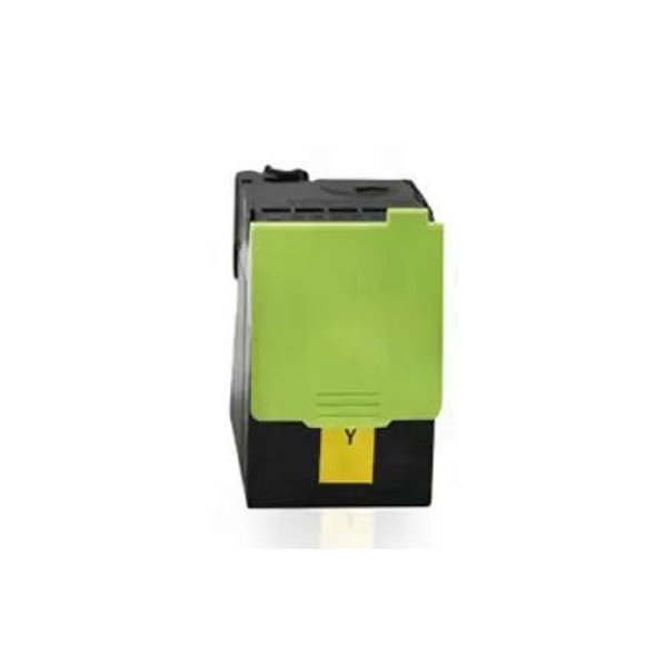 TONER COMPATÍVEL PARA USO EM LEXMARK CX410/510 - YELLOW