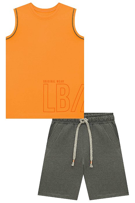 CONJUNTO REGATA BÁSICA E BERMUDA LUC.BOO