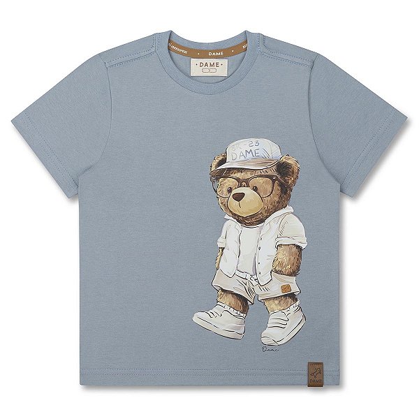 CAMISETA EM ALGODÃO TEDDY SUMMER DELAVÊ DAME MINI