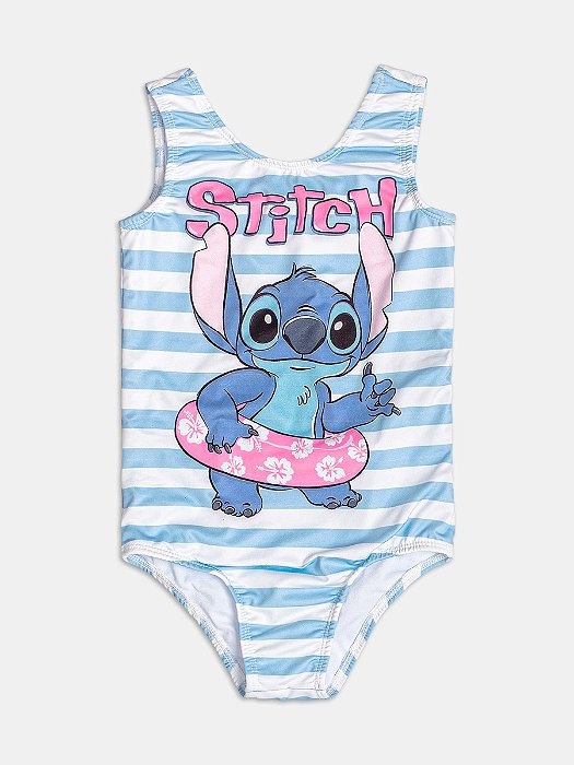 MAIÔ LISTRADO STITCH COM PROTEÇÃO UV MOMI