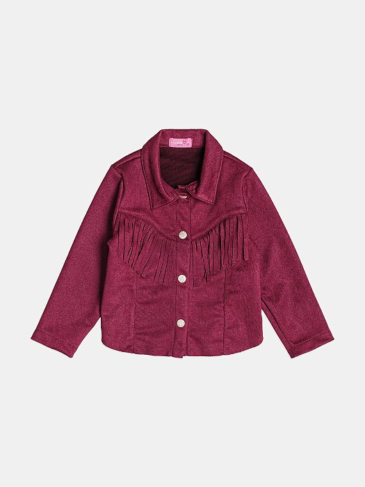 JAQUETA COM FRANJAS SUEDE MOMI