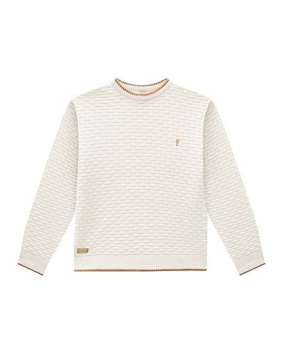 Blusão em Tricô Onda Marinha Infantil