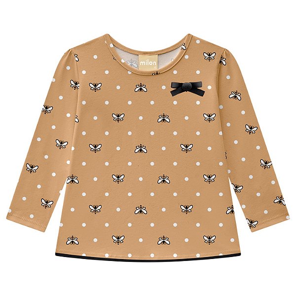 Blusa Infantil Milon Inverno 2026 Abelhinhas