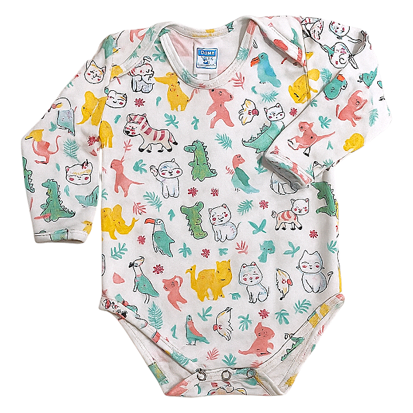 Body Térmico Bebê Zoo Branco