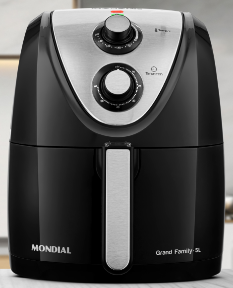 Fritadeira Air Fryer Mondial 8L Grand Family Preto Afn-80-Bi 127V/60Hz