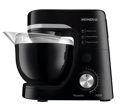 Batedeira Planetaria Mondial Preto Bp-03-B 127V/60Hz Tigela