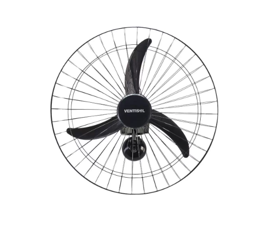 Ventilador Osc Parede 60Cm Pr Gr Pr Ch Hh Premium