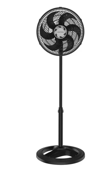 Ventilador Agratto Oscilante Coluna Turbo 6P 30Cm Pr 127V Pr