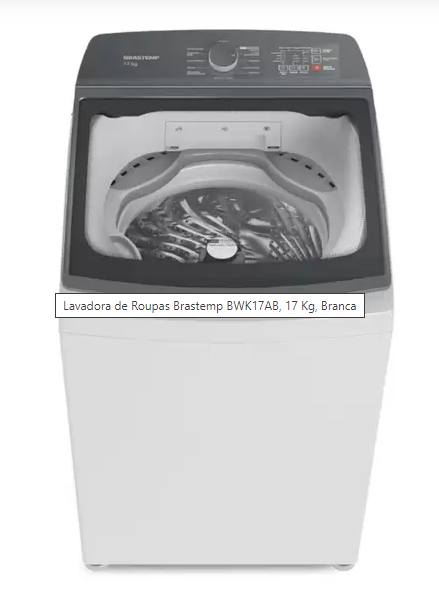 Lav 17Kg Brastemp Bwk17abana Branco 110 Volts