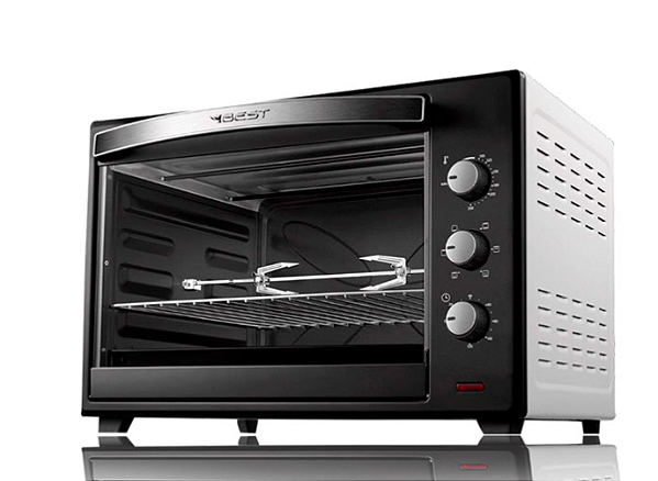 Forno Eletrico Best 60Lt Plus Preto/Branco 127V