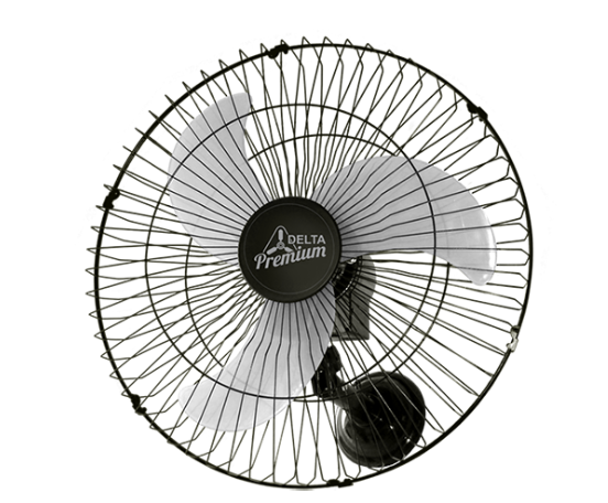Ventilador Ventidelta Oscilante Parede 60 Cm Bi-Volt Preto 6