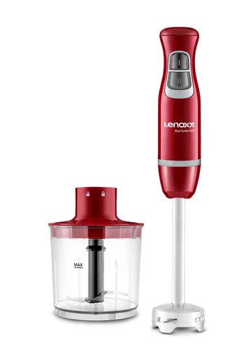 Mixer E Processador 2 Em 1 Lenoxx Red Turbo 600 - 600W - 110