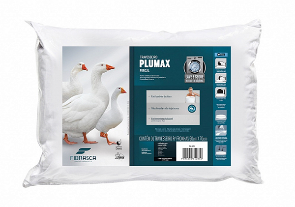 Trav. Fibrasca Plumax Percal 50X70