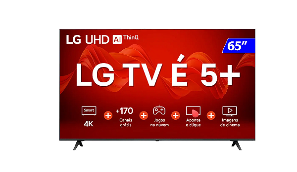 Tv 65P Lg Smart Ai Thinq 4K Comando Voz 65Ur8750psa.Bwz