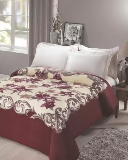 Cobertor Jolitex Kyor Plus Soft Chamonix 180X220cm Carmim/Cd
