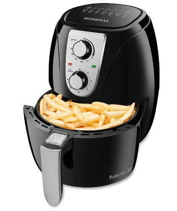Fritadeira Air Fryer Mondial 3,2L 1500W Af-34 73034-01 Preto