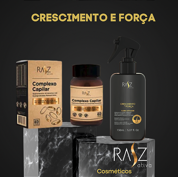 💥 COMBO PODEROSO: COMPLEXO CAPILAR + FLUIDO ESTIMULANTE CAPILAR 💥