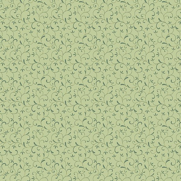 960041 - Arabesque Verde Cana (estampa rotativa)