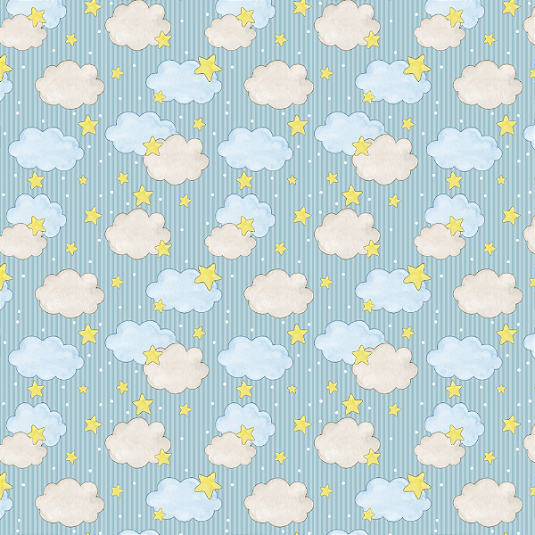 17603 - Nuvens Listradas Azuis