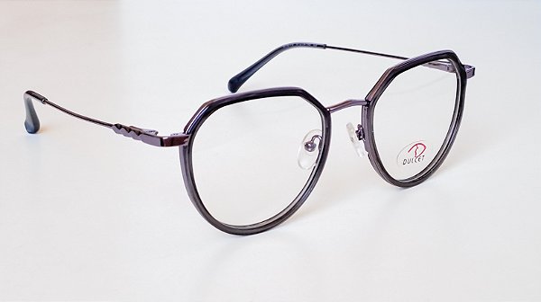 Óculos feminino redondo roxo - Dulcet
