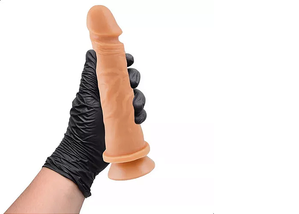 Prótese Pura Luxúria Realístico com Ventosa 18 cm Sexy Fantasy