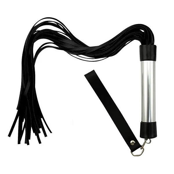Chicote Base Alumínio Com 24 Tiras 40Cm Dominatrixxx