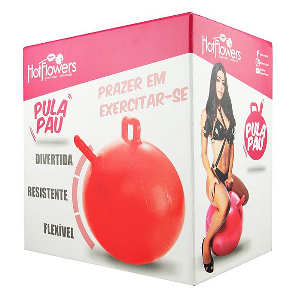 Bola Pula Pula Com Prótese Hot Flowers - Pula pau