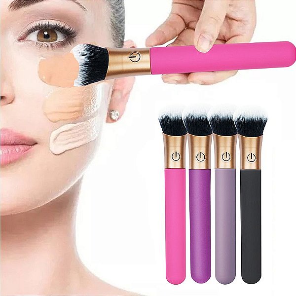 Vibrador Clitoriano Discreto Em Formato De Pincel De Blush