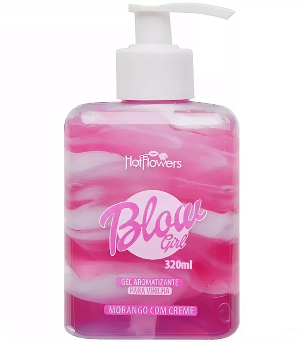 Gel Blow Girl Aromatizante Beijável Para Virilha Hot Flowers