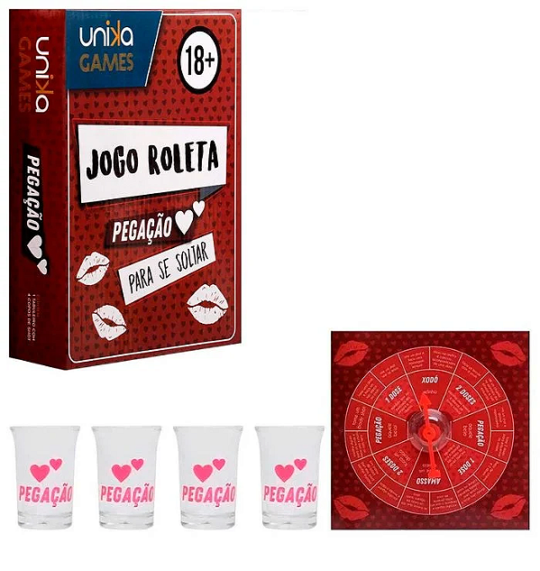 Jogos Roleta Pegação Drinks +18