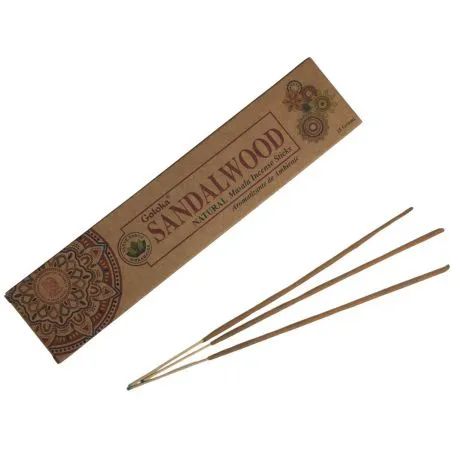 Incenso Goloka Vareta Linha Natural Sandalwood