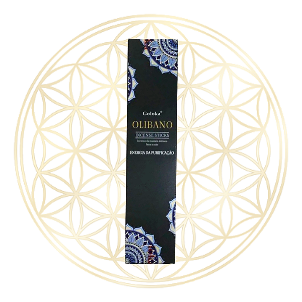 Incenso Goloka Vareta Linha Black - Olibano